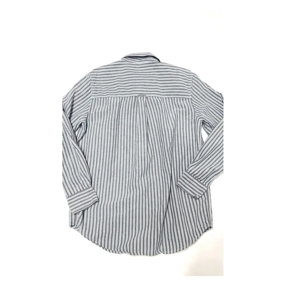 Chaps men's small cotton striped button down - Picture 3 of 3